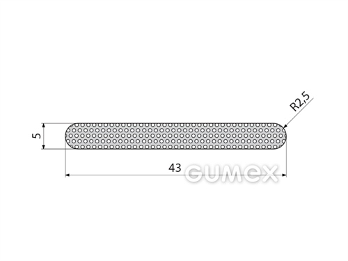 MIKROPORÖSE GUMMIPROFILE I-FORM